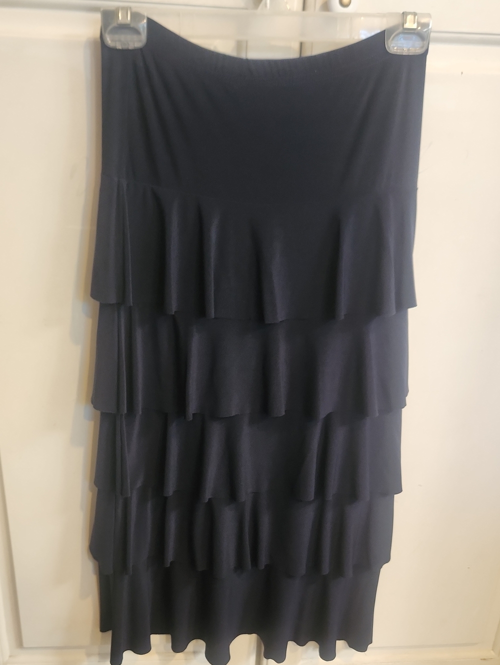 Juicy Couture Navy Tiered Ruffle Skirt